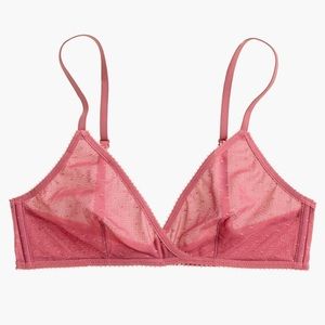 Mesh Polka Dot Bralette